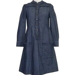 Marc by Marc Jacobs - Denim Dress w/ Ruffles size 8